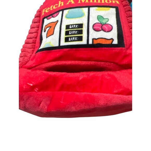 Bark Barkagio Fetch A Million Slot Muttchine Plush Dog Toy M/L Squeaker NWT - Picture 3 of 6